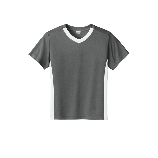 Sport-Tek® Competitor™ United Poly Youth V-Neck Tee