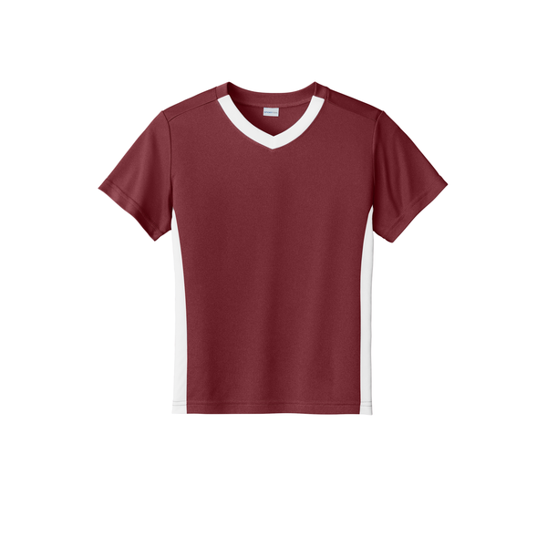 Sport-Tek® Competitor™ United Poly Youth V-Neck Tee