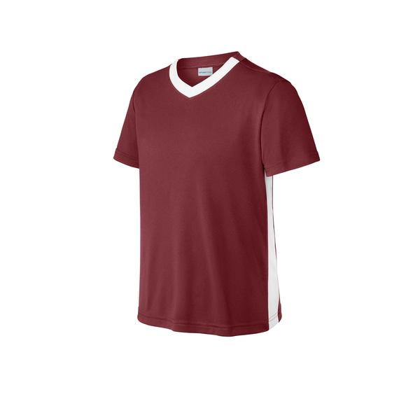 Sport-Tek® Competitor™ United Poly Youth V-Neck Tee