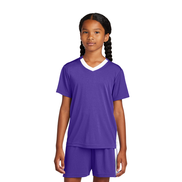 Sport-Tek® Competitor™ United Poly Youth V-Neck Tee