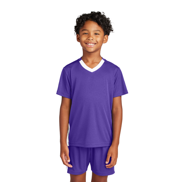 Sport-Tek® Competitor™ United Poly Youth V-Neck Tee