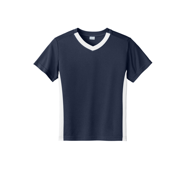 Sport-Tek® Competitor™ United Poly Youth V-Neck Tee