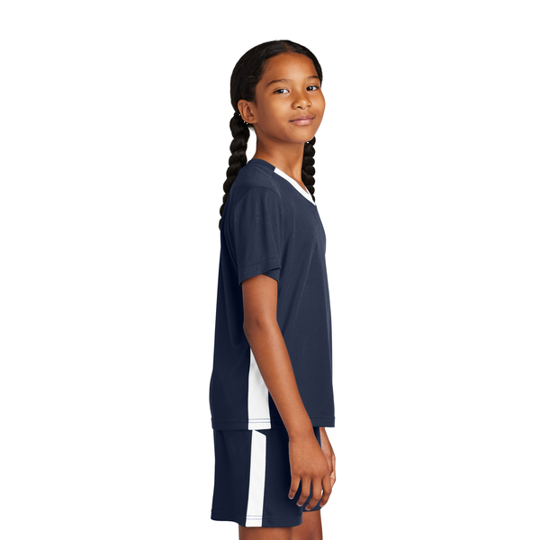 Sport-Tek® Competitor™ United Poly Youth V-Neck Tee