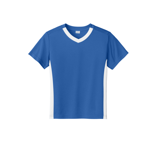 Sport-Tek® Competitor™ United Poly Youth V-Neck Tee