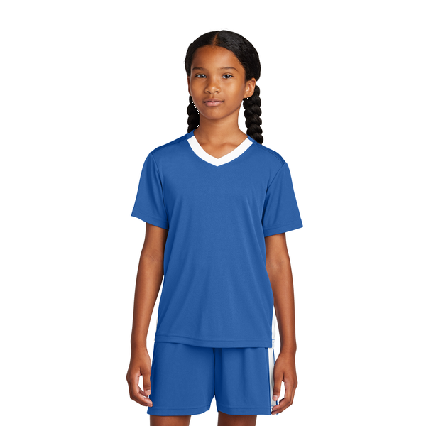 Sport-Tek® Competitor™ United Poly Youth V-Neck Tee