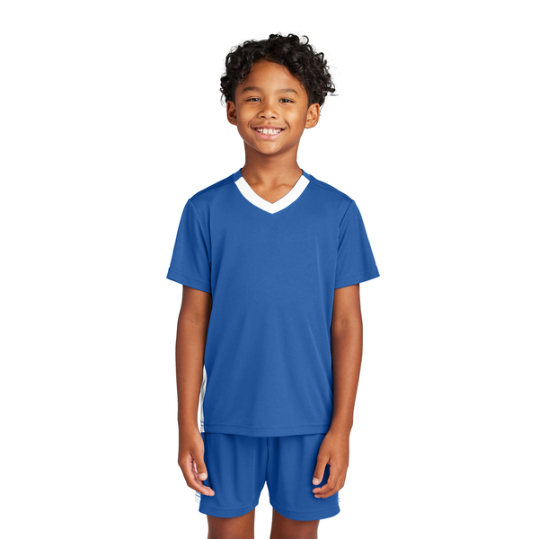 Sport-Tek® Competitor™ United Poly Youth V-Neck Tee
