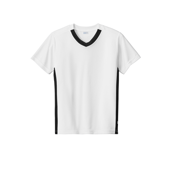 Sport-Tek® Competitor™ United Poly Youth V-Neck Tee