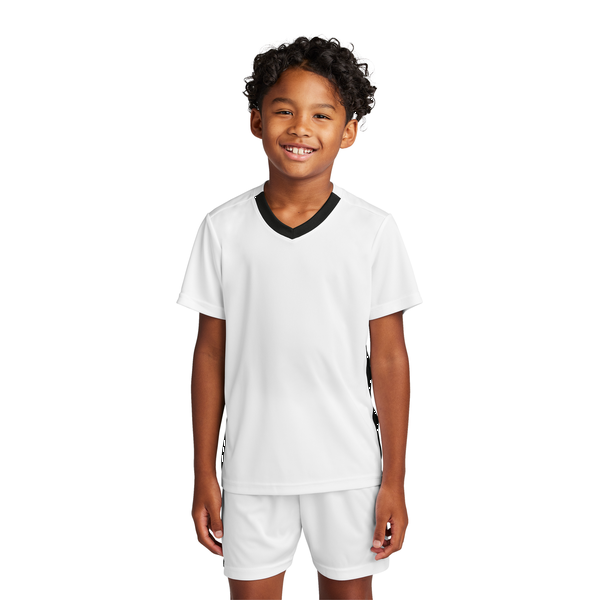 Sport-Tek® Competitor™ United Poly Youth V-Neck Tee