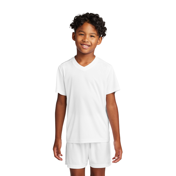 Sport-Tek® Competitor™ United Poly Youth V-Neck Tee
