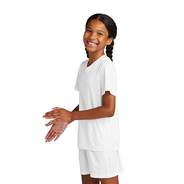 Sport-Tek® Competitor™ United Poly Youth V-Neck Tee