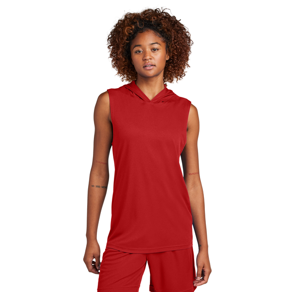 Sport-Tek® Competitor™ Poly Sleeveless Unisex Hoodie