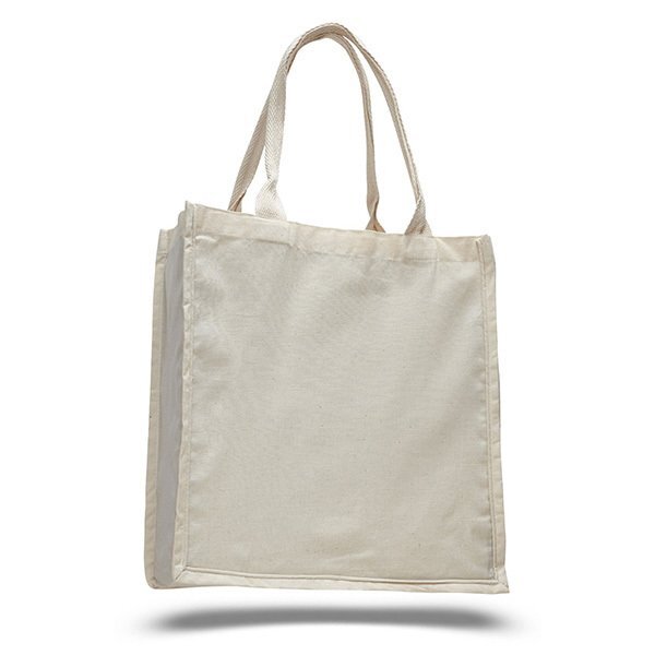 Natural Canvas Fancy Shopper Bag