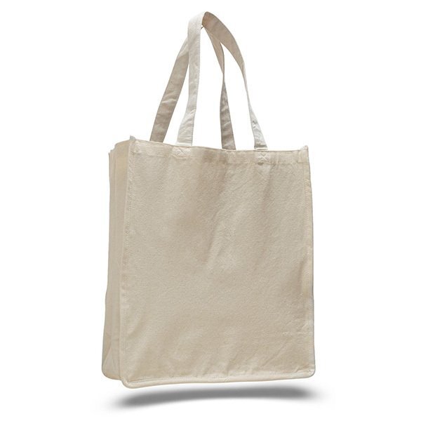 Large Cotton Natural Book/Tote Bag