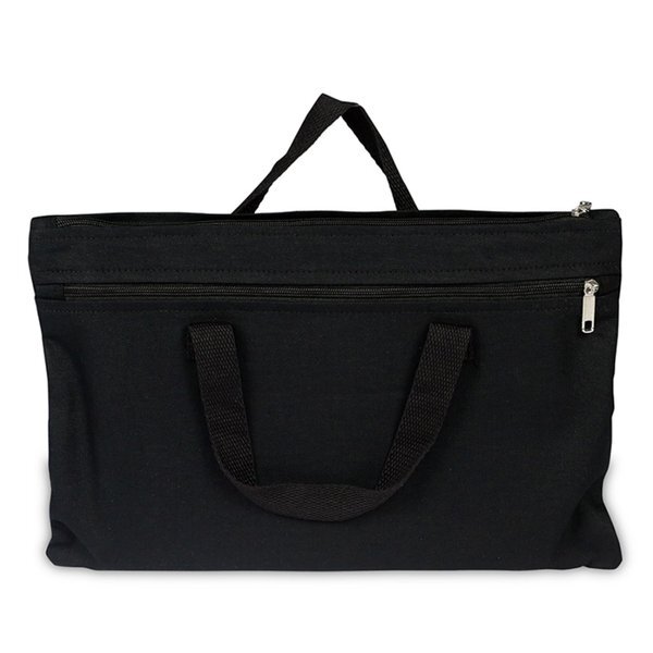 Colored Canvas Document Bag