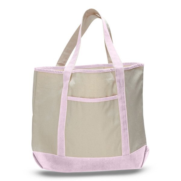Colored Cotton Ocean Front Shopping Tote Bag