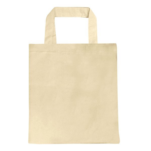 Convention Cotton Tote Bag with Short Handles