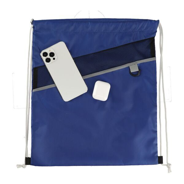 Combo Recycled Polyester Drawstring Bag