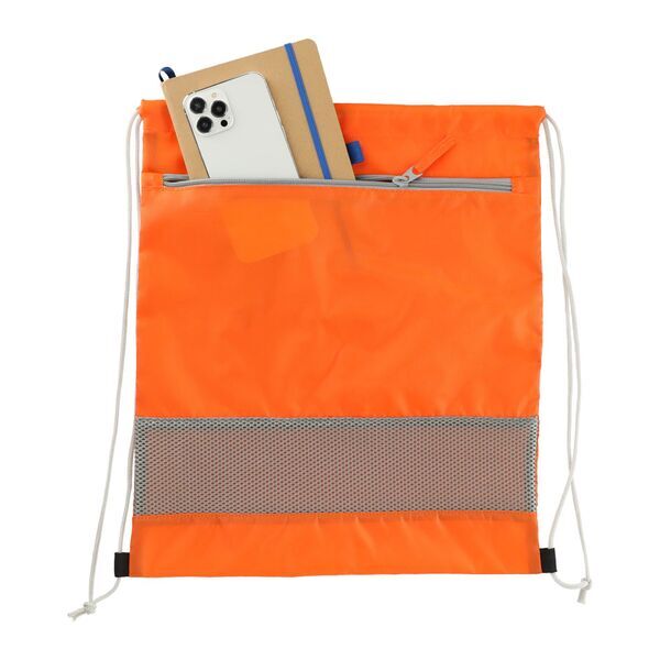 Sparks Recycled Polyester Drawstring Bag