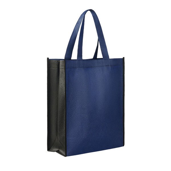 Non-Woven Two-Tone Tote/Book Bag