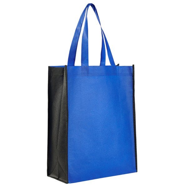 Non-Woven Two-Tone Tote/Book Bag