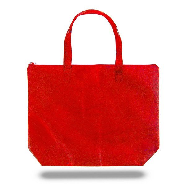 Colored Zippered Non Woven Tote Bag