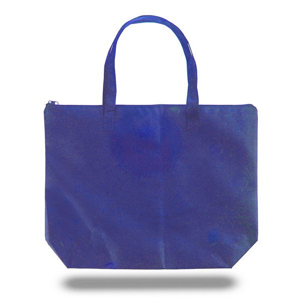 Colored Zippered Non Woven Tote Bag