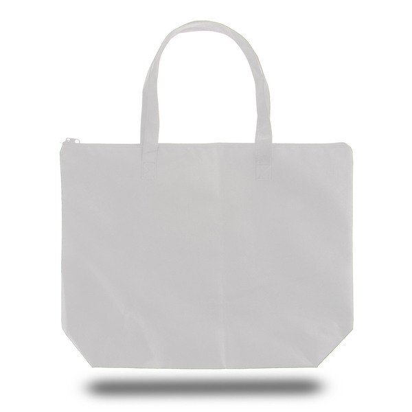 Colored Zippered Non Woven Tote Bag