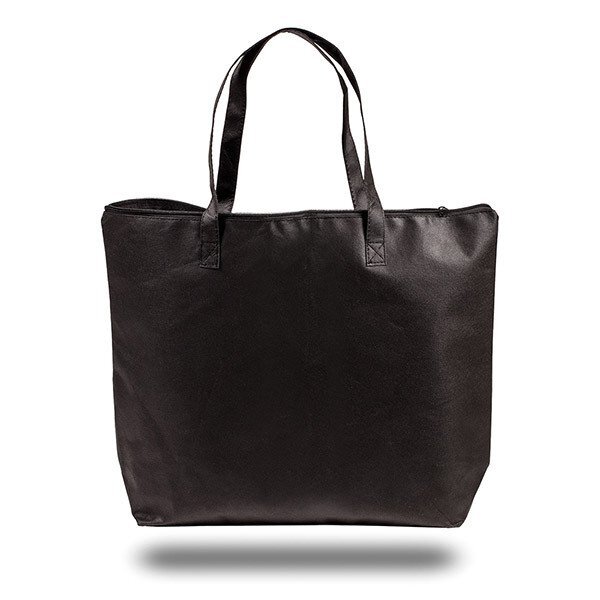 Colored Zippered Non Woven Tote Bag