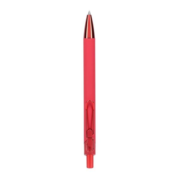 Metallic Recycled Aluminum Soft Touch Gel Pen