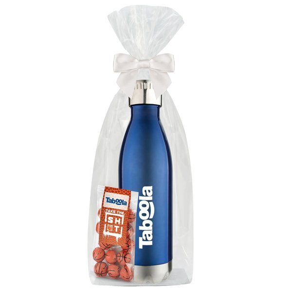 Chocolate Basketballs & Vacuum Insulated Bottle Gift Set