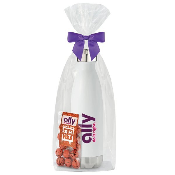 Chocolate Basketballs & Vacuum Insulated Bottle Gift Set