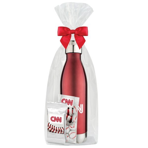 Chocolate Baseballs, Gatorade® Packet & Vacuum Insulated Bottle Gift Set
