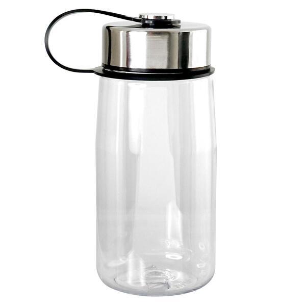 Metal Lanyard Lid Water Bottle, 18oz.