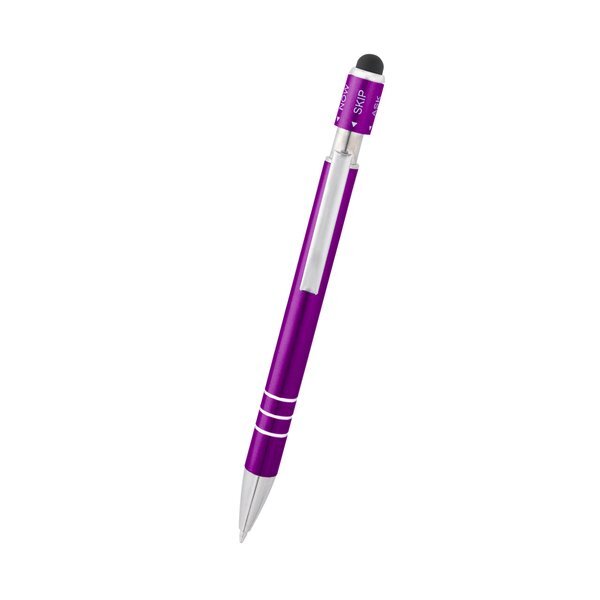 Recycled Aluminum Spin Game Top Stylus Pen