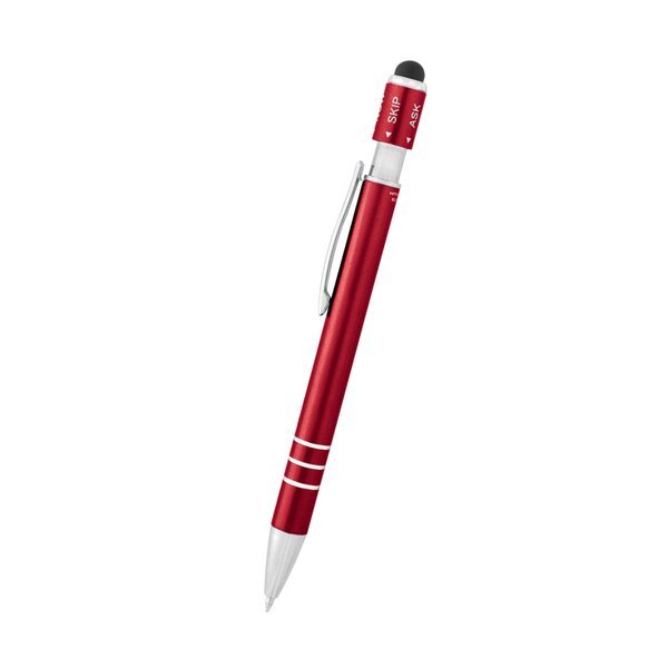 Recycled Aluminum Spin Game Top Stylus Pen