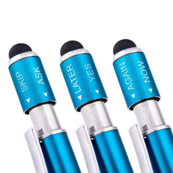 Recycled Aluminum Spin Game Top Stylus Pen