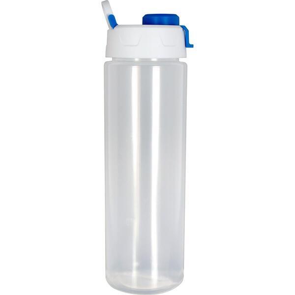 Pop Up Lid Debossed Water Bottle, 24oz.