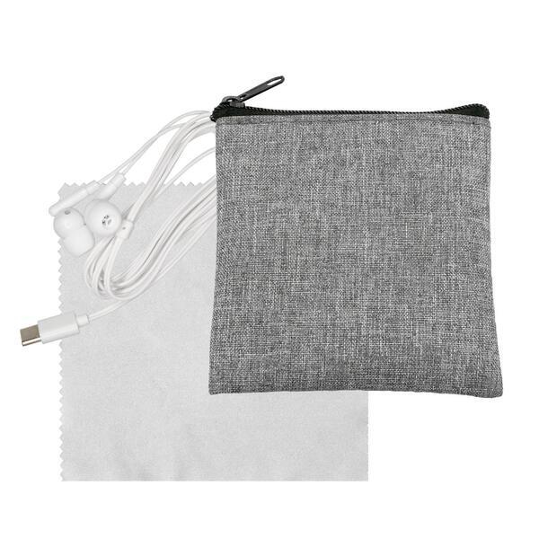 Recycled Cloth & Type C Earbud