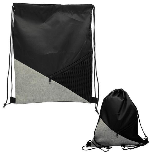 Recycled Accent Drawstring Backpack