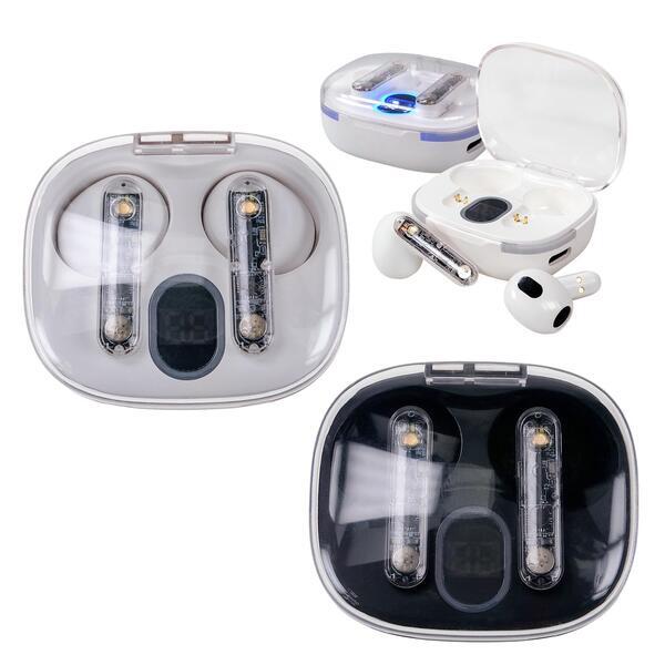 Light Up Display Bluetooth Earbuds