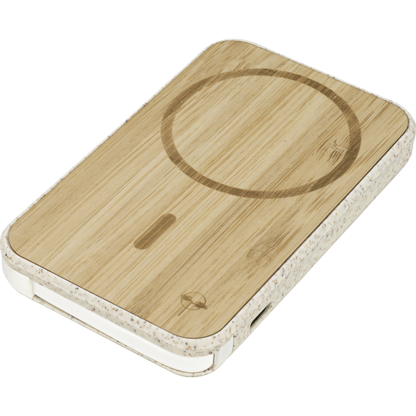 EarthTrendz™ Magnetic Wireless Power Bank, 5000mAh