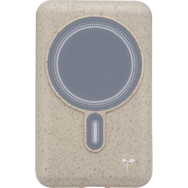 EarthTrendz™ Solar Magnetic Wireless Power Bank, 10000mAh