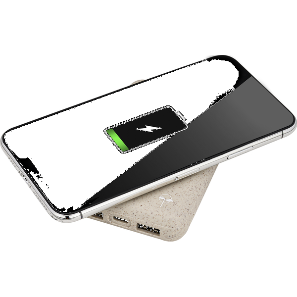 EarthTrendz™ Solar Magnetic Wireless Power Bank, 10000mAh