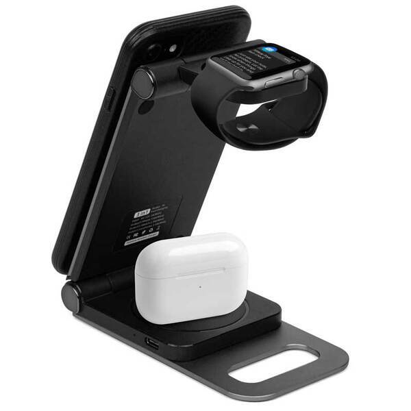 Foldable 3 in 1 Travel Wireless Charger