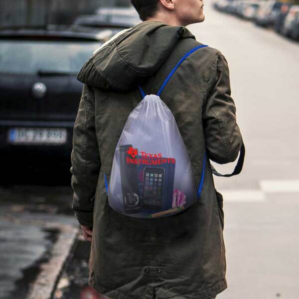 Frosty Poly Drawstring Backpack