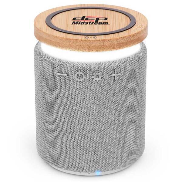 Lex Bamboo Wireless Speaker with Phone Charger