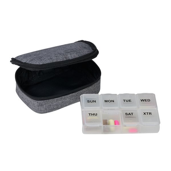 Traveler 8-Compartment Pill Organizer