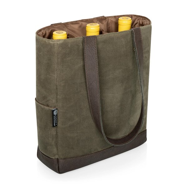 Three-Bottle Insulated Wine Cooler Bag