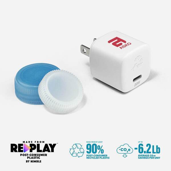 Nimble® Wally Subnano 20W USB-C Wall Charger