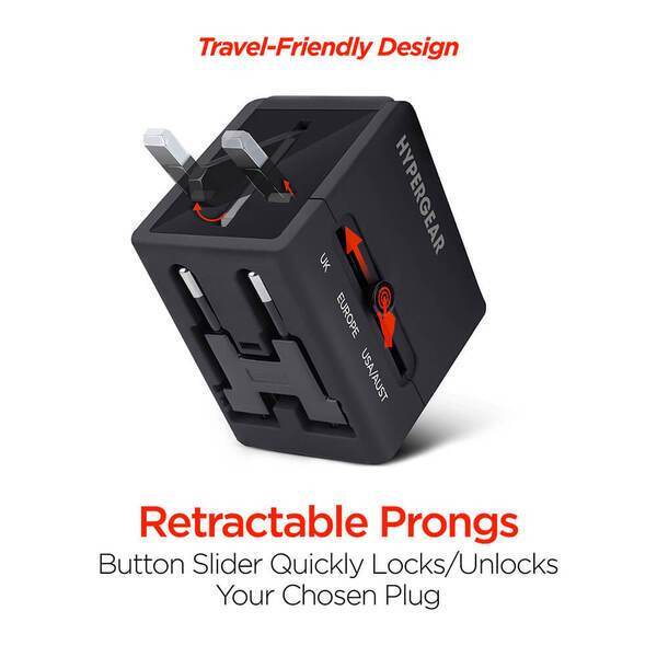 Hypergear All-In-One World Travel Adapter